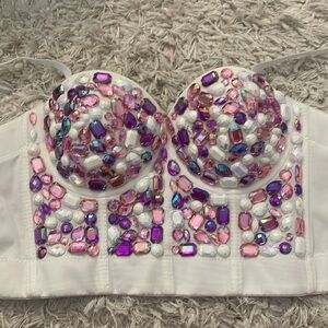 Jewel bra top